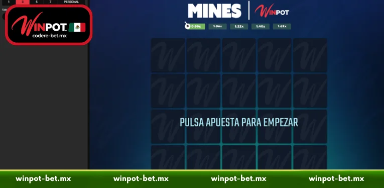 Rules for betting on Mines Crash at Winpot