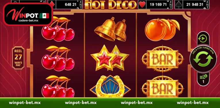 Step-by-step guide on how to play Hot Deco at Winpot