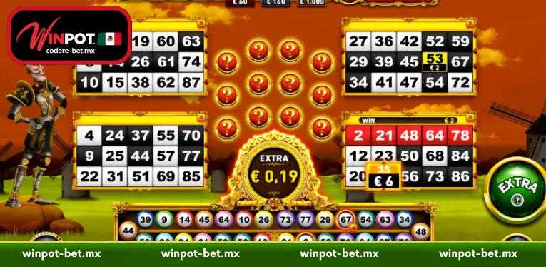Updated rules of Don Bingote at Winpot